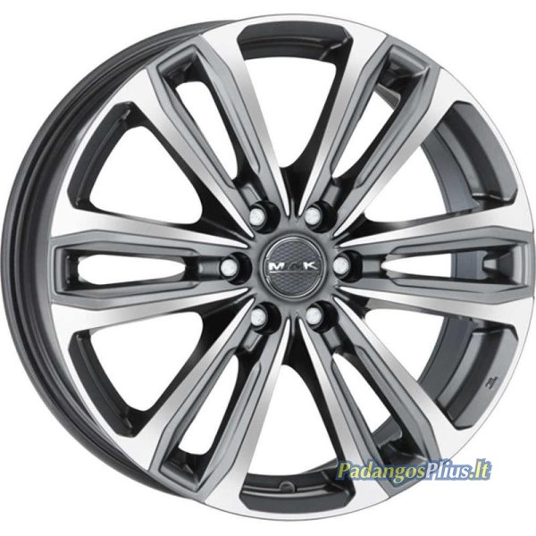 MAK Safari6 Gun Met-Mirror Face 8x18/6x130 D84.1 ET53  