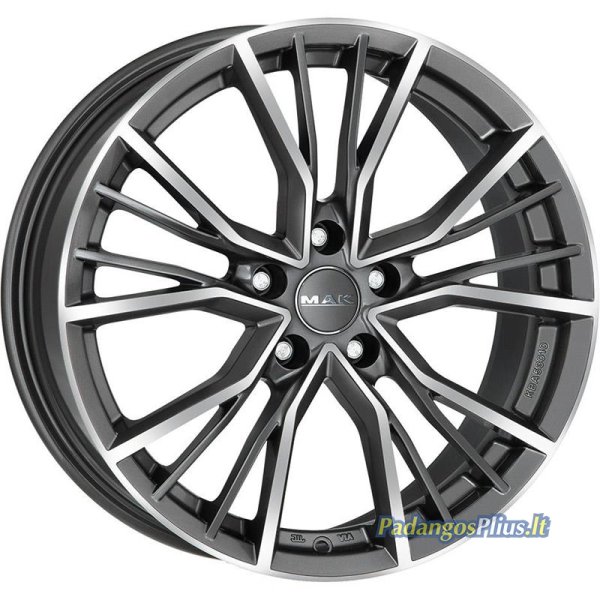MAK Union Gun Met-Mirror Face 9.5x21/5x112 D66.6 ET25  