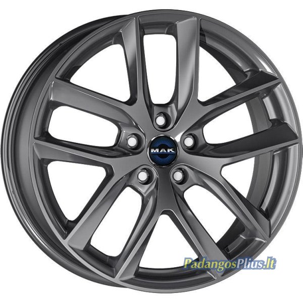 MAK Voltage Gloss Gun Metallic 9.5x19/5x114.3 D64.1 ET45  