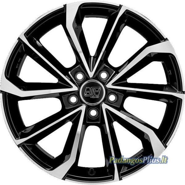 MSW 42 Gloss Black Full Polished 8x18/5x112 D73.1 ET40  