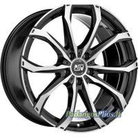 MSW 48 Van Gloss Black Full Polished 6.5x16/5x118 D71.1 ET55  