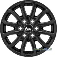 MSW 48 Van 6 Holes Matt Black 6.5x16/6x130 D84.1 ET62  