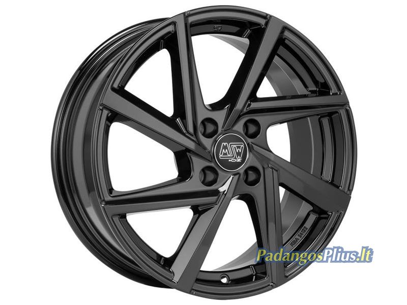 MSW 80-4 Gloss Black 6.5x16/4x108 D65.1 ET32  