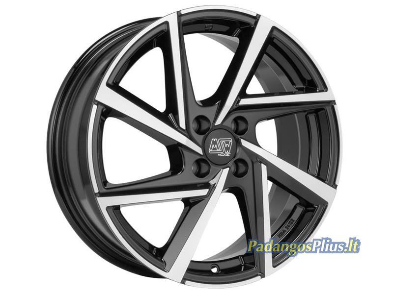 MSW 80-4 Gloss Black Full Polished 6.5x16/4x108 D65.1 ET32  
