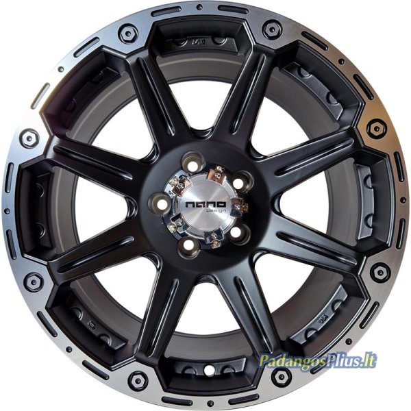NANO BK717 Matt Black polished 8.5x18/5x120 D65.1 ET20  
