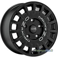 OZ Racing Rally Racing Van Matt Black Silver Lettering 7.5x18/5x160 D65.1 ET48  