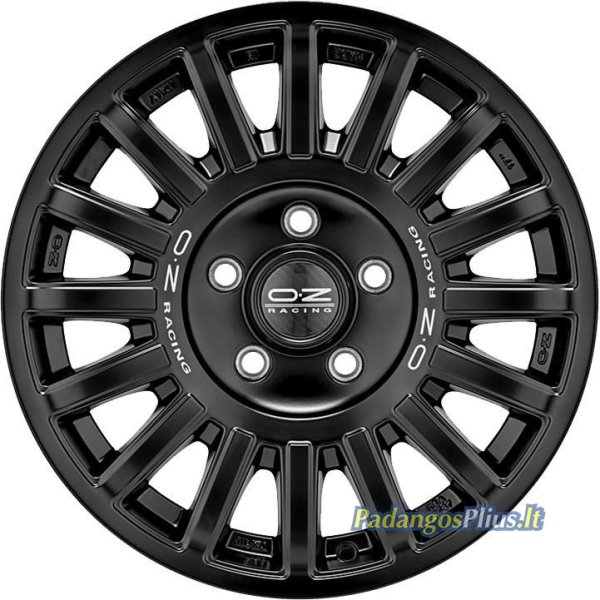 OZ Racing Rally Raid Matt Black Silver Lettering 8.5x18/5x130 D84.1 ET32  