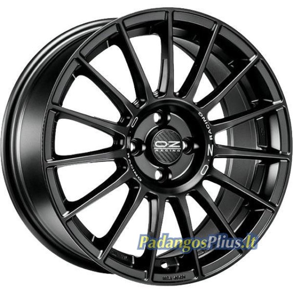 OZ Racing Superturismo LM Matt Black Silver Lettering 8.5x19/5x114.3 D75 ET38  