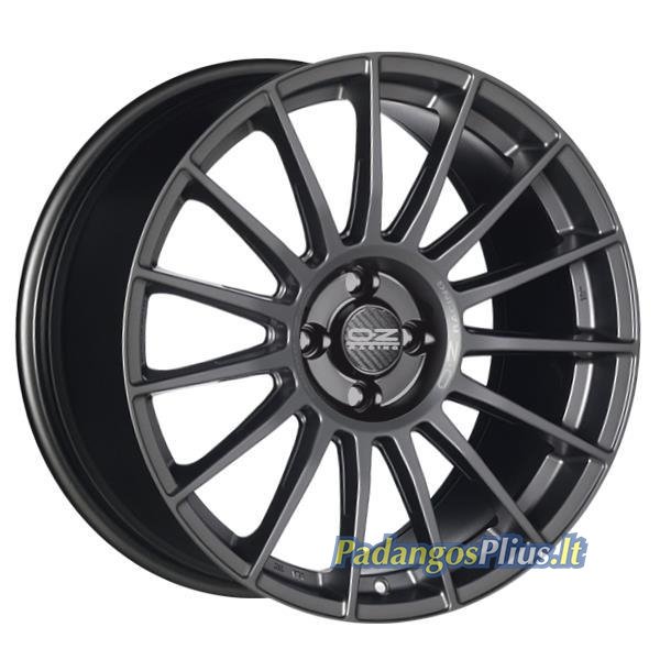 OZ Racing Superturismo LM Matt Graphite Silver Lettering 8.5x19/5x112 D75 ET44  