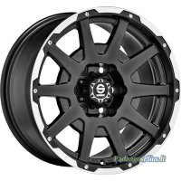 SPARCO Dakar Matt Black Lip Polished+Rivets 8.5x18/6x139.7 D106 ET27  