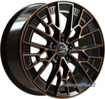 Fondmetal 1972 Black Clearcoat Matt Bronze Machined 10.5x20/5x112 D66.5 ET57  