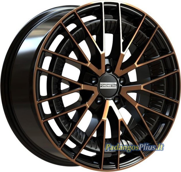 Fondmetal Kari Black Clearcoat Matt Bronze Machined 8x19/5x112 D66.5 ET45  