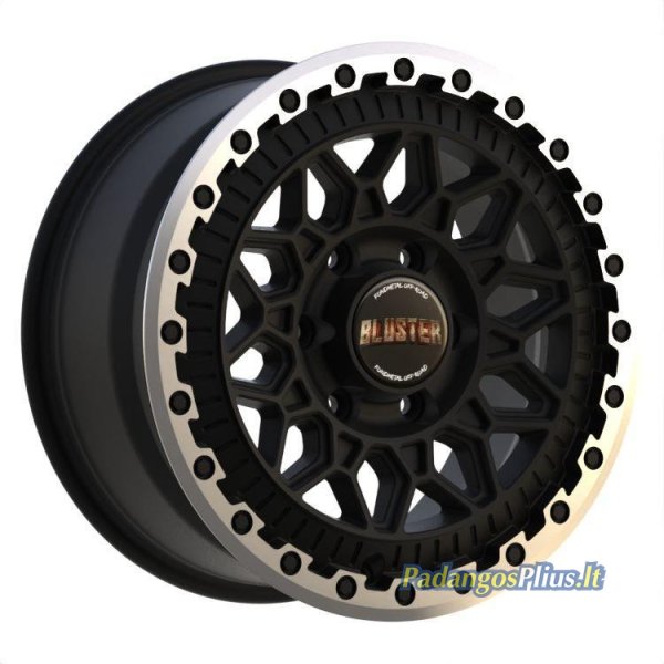 Fondmetal Bluster Matt Black Machined Lip 9x20/6x139.7 D95.1 ET48  